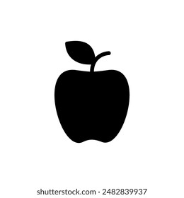 Diseño de logotipo de icono de Apple. Signo de Apple y símbolos para el Diseño web.