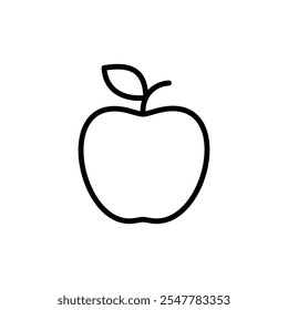 Apple icon logo design. Apple sign and symbols for web design.