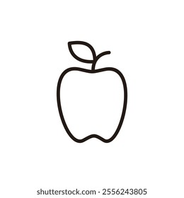 Apple icon logo design. Apple sign and symbols for web design.