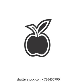 Apple icon logo design vector