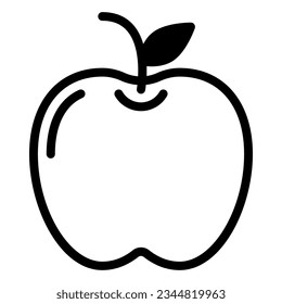 Icono de Apple o logotipo Estilo negro