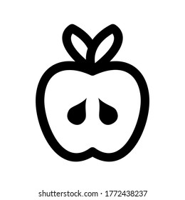 apple icon or logo isolated sign symbol vector illustration - high quality black style vector icons
