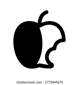 apple icon or logo isolated sign symbol vector illustration - high quality black style vector icons
