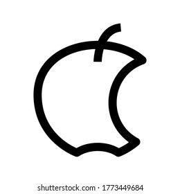 apple icon or logo isolated sign symbol vector illustration - high quality black style vector icons
