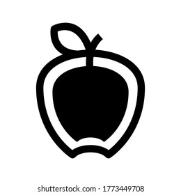 apple icon or logo isolated sign symbol vector illustration - high quality black style vector icons
