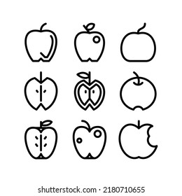 apple icon or logo isolated sign symbol vector illustration - Collection of high quality black style vector icons
