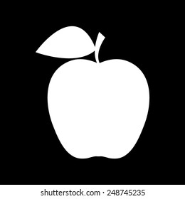 Apple Icon on a black background