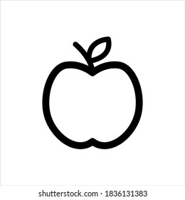 Apple icon on white background