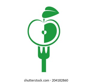 Apple Icon on white background 