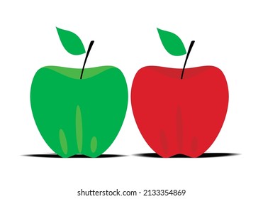 apple icon on white background
