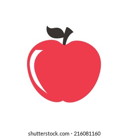 Apple icon on white background