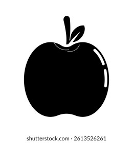 Apple icon on white background