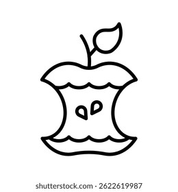 Ícone Apple no plano de fundo branco