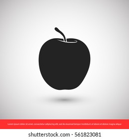apple  icon. One of set web icons