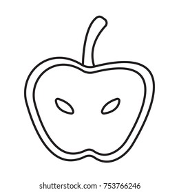 apple icon outline