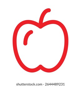 Signo de conjunto de esquema de icono de Apple