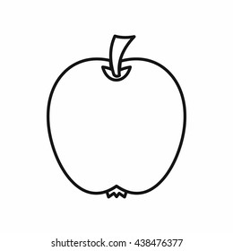 Apple icon, outline style