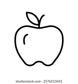 Apple icon Outline vector for web ui