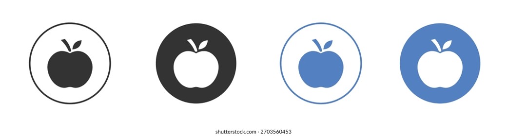 Pictograma del icono de Apple para su diseño del Sitio web, logotipo