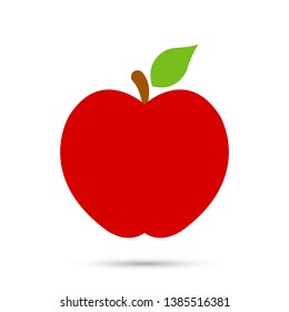 Apple icon picture.Graphic template. Vector illustration