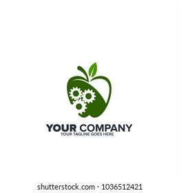 Apple icon set for logo template