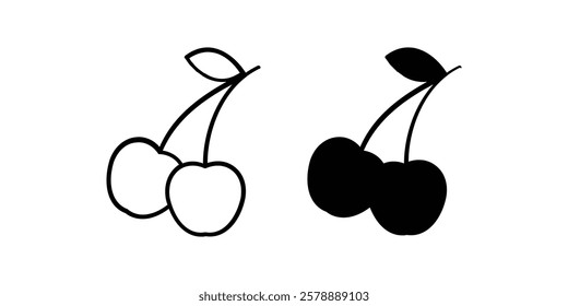 Apple icon set. for mobile concept and web design. vector illustration