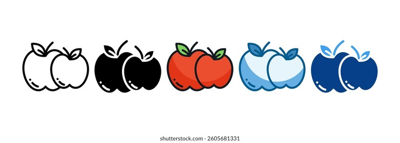 Apple Icon Set Multiple Style Collection