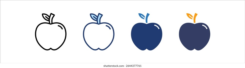 Apple Icon Set Multiple Style Collection