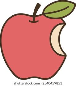 Icono Apple Vector sobre