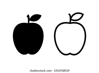 りんごのアイコン Images Stock Photos Vectors Shutterstock