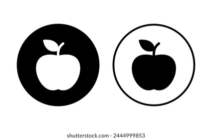 Conjunto de iconos de Apple. Icono del Vector de Apple. símbolos de Apple para tu Diseño web.