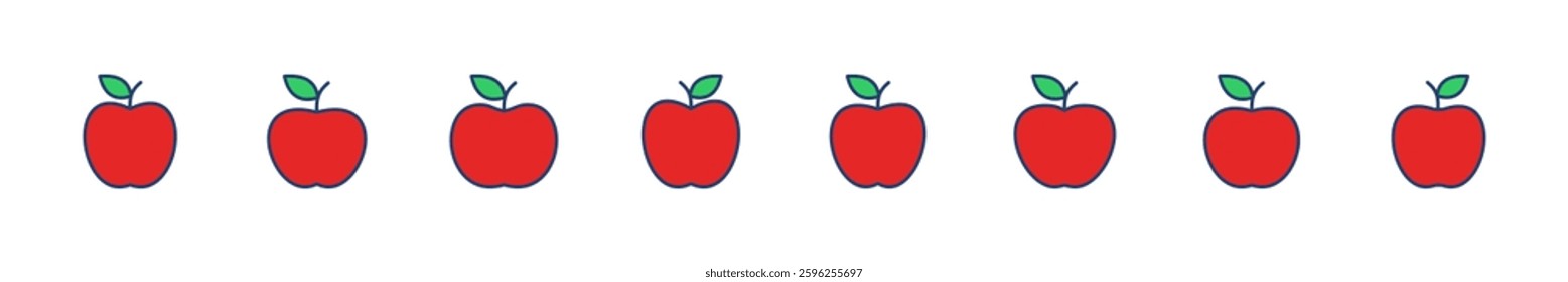 Apple icon set. Apple vector icon. apple symbols for your web design.