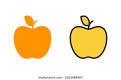 Apple Icon Set für Web- und Mobile-App. Apple-Zeichen und Symbole für Webdesign.