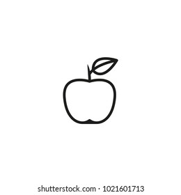 apple icon. sign design