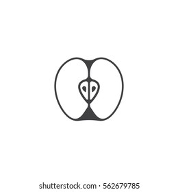 apple icon. sign design