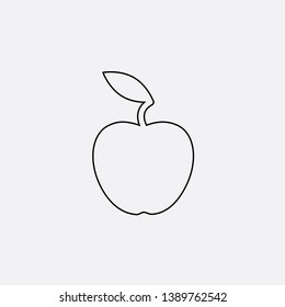 apple icon sign signifier vector