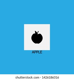 apple icon sign signifier vector