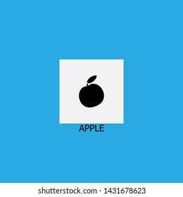 apple icon sign signifier vector