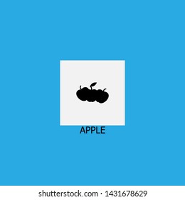 apple icon sign signifier vector