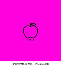 apple icon sign signifier vector