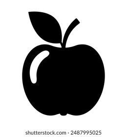 Apple icon. Apple sign symbol for web site and app design.