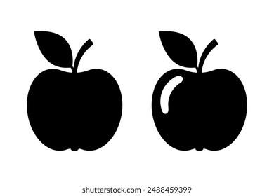Icono de Apple. Símbolo de signo de Apple para diseño de Sitio web y App.