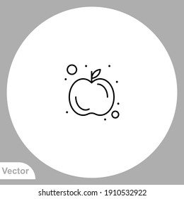 Apple icon sign vector,Symbol, logo illustration for web and mobile