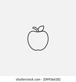 Apple icon sign vector,Symbol, logo illustration for web and mobile
