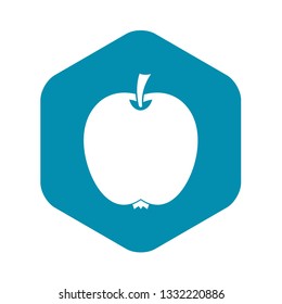 Apple icon in simple style isolated on white background