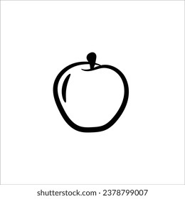 Apple icon stock vector illustration
