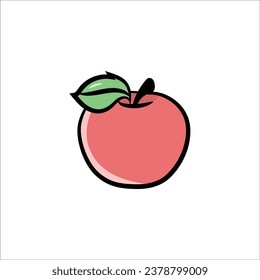 Apple icon stock vector illustration