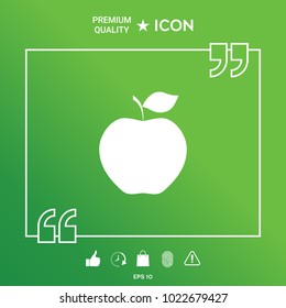 Apple icon symbol