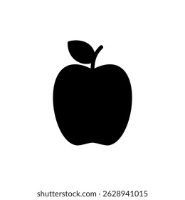 Apple icon symbol for apps and websites. Apple sign and symbols for web design.