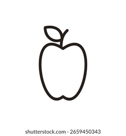 Apple-Symbol für Apps und Websites. Apple-Zeichen und Symbole für das Web-Design.